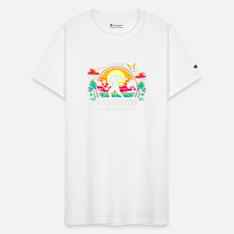 Badminton Is My Life Sun Trees Nature Premium