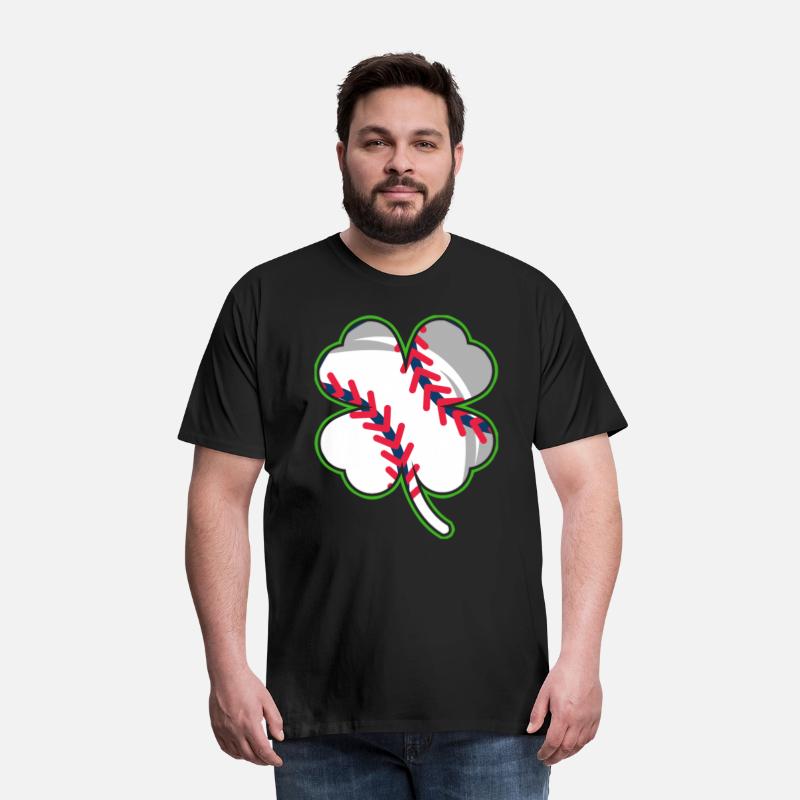 Baseball player shamrock lucky charm