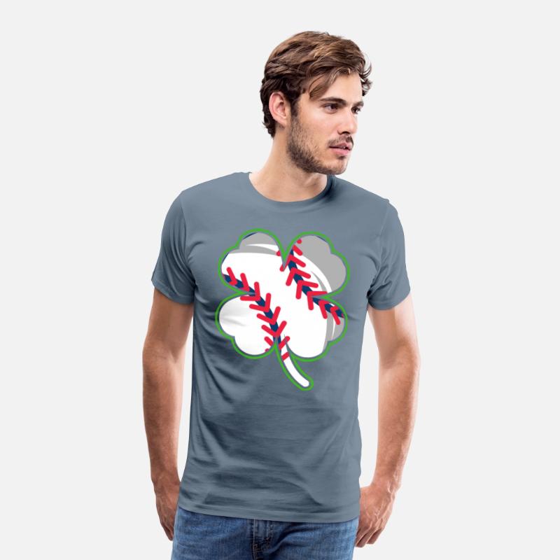 Baseball player shamrock lucky charm