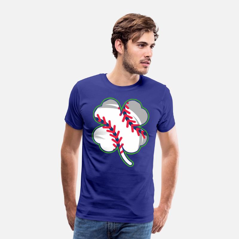 Baseball player shamrock lucky charm