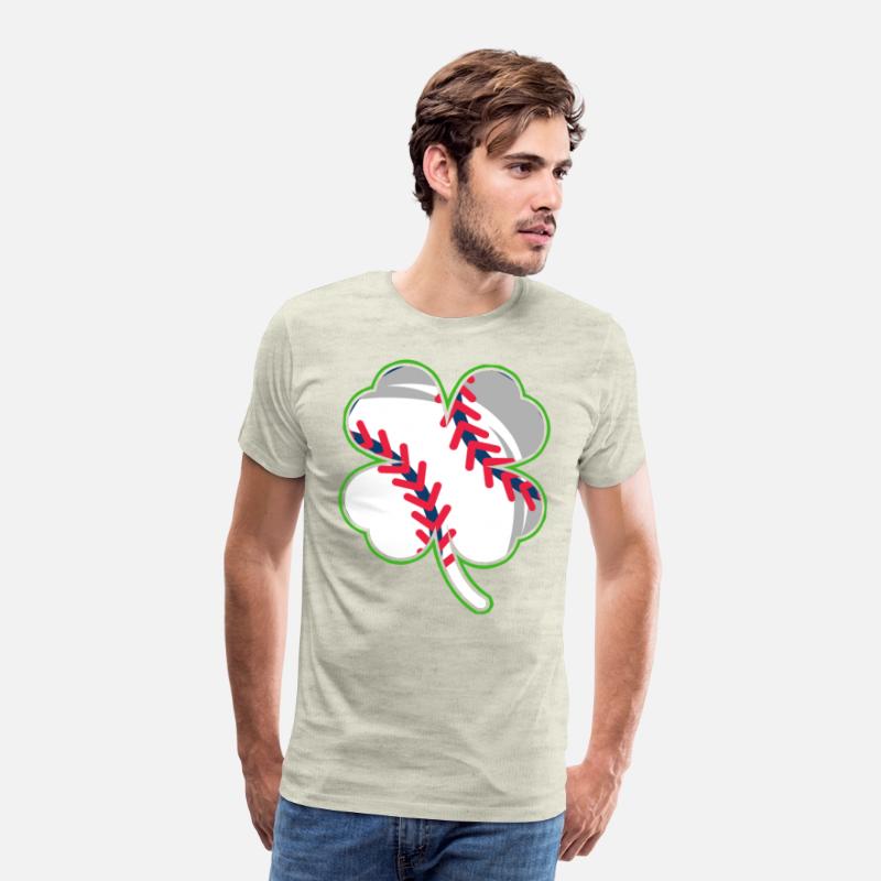 Baseball player shamrock lucky charm