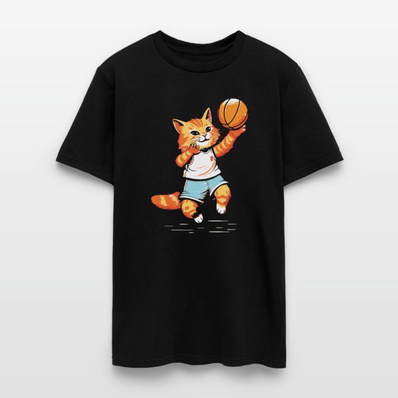 Basketball Cat Basketball Player I Love Basketball