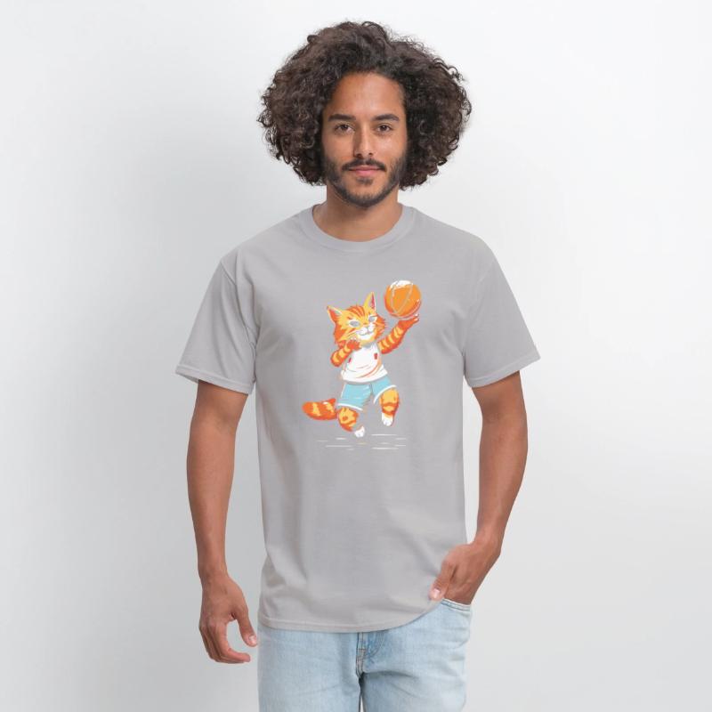 Basketball Cat Basketball Player I Love Basketball