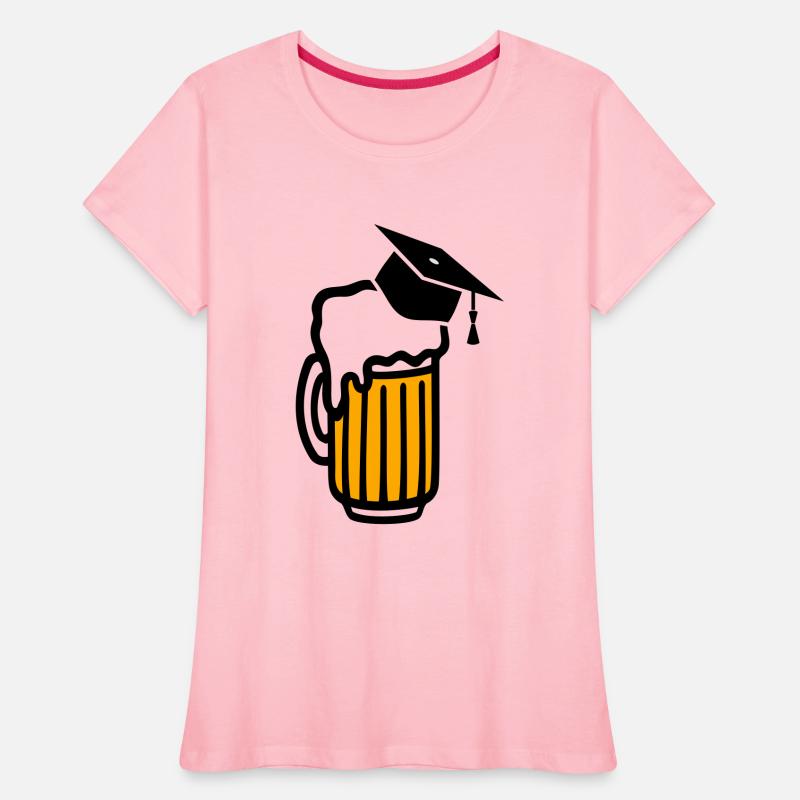 beer with a graduation hat or mortarboard