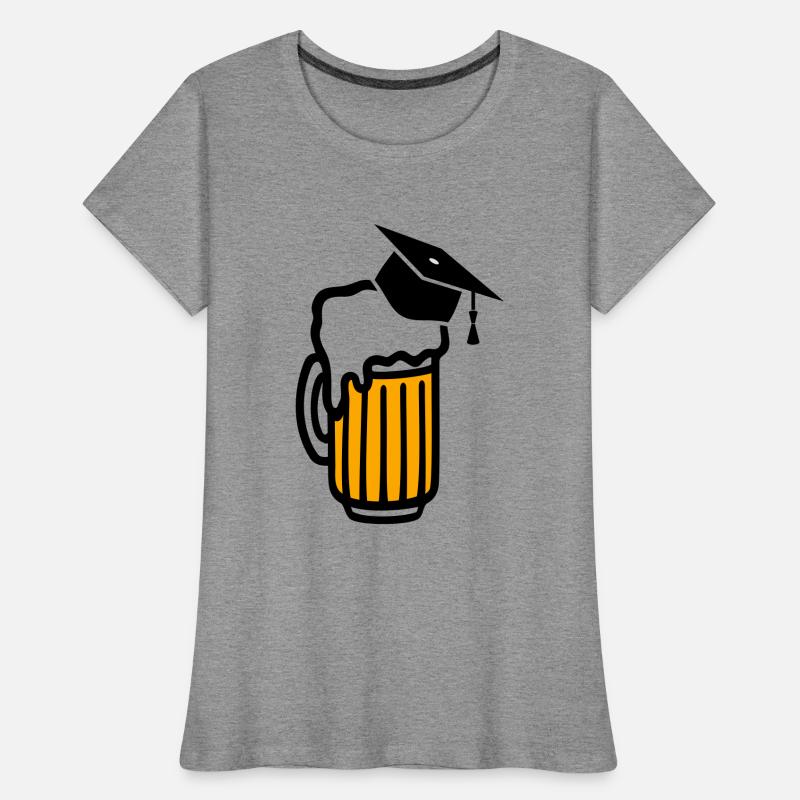 beer with a graduation hat or mortarboard