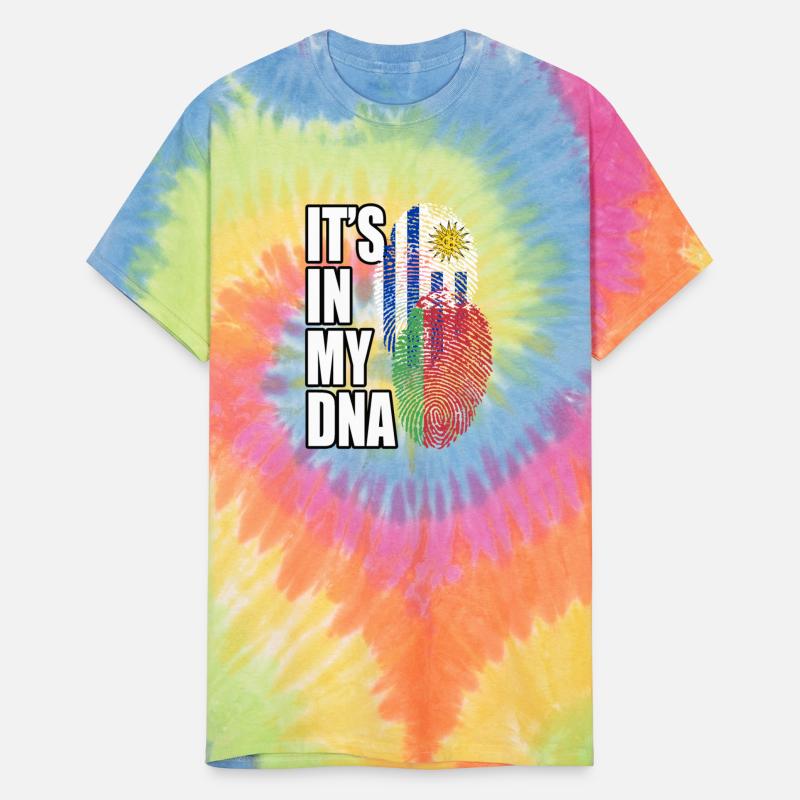 Belarusian And Uruguayan Mix Heritage DNA Flag