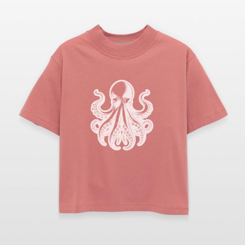 Big Fierce Octopus With Eight Arms
