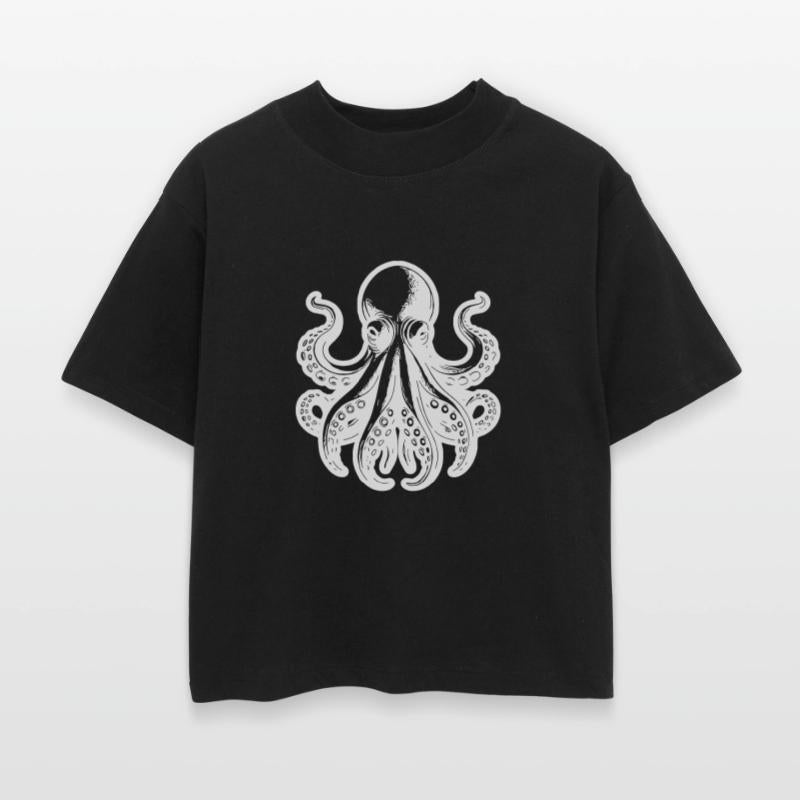 Big Fierce Octopus With Eight Arms