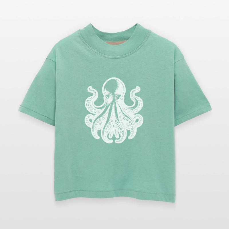 Big Fierce Octopus With Eight Arms