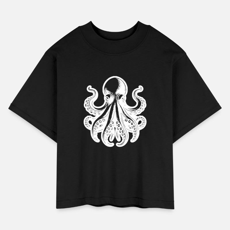 Big Fierce Octopus With Eight Arms