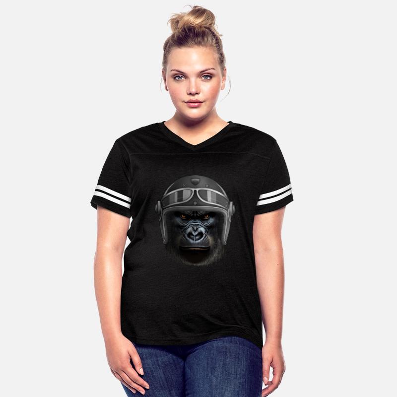 Biker Gorilla Motorcycle Silver Back Monkey
