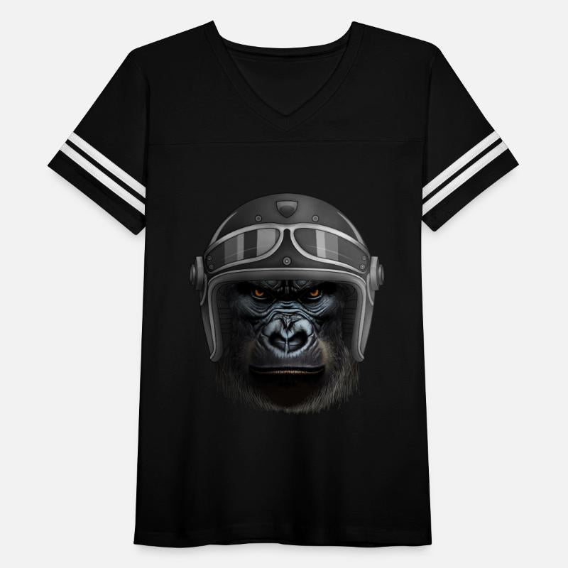Biker Gorilla Motorcycle Silver Back Monkey