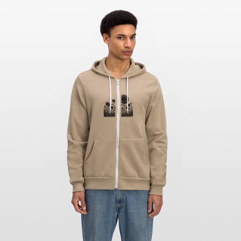 Blooming Sunflowers In A Large Field