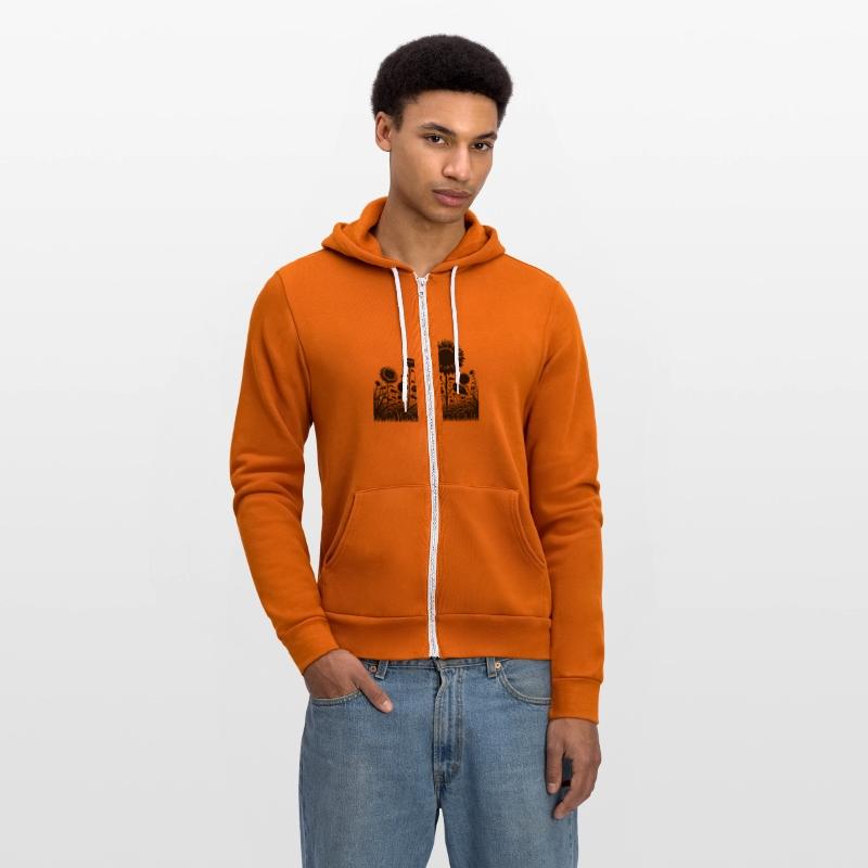 Blooming Sunflowers In A Large Field