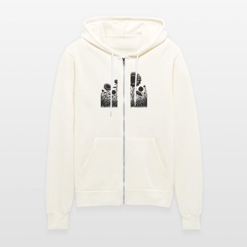 Blooming Sunflowers In A Large Field