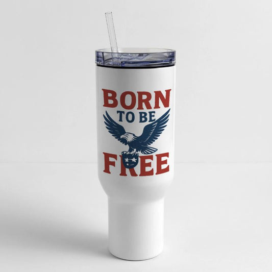Born to Be Free Eagle Illustration