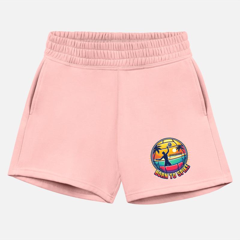 Born to Spike Beach Volleyball Action