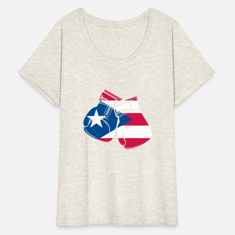 Boxing Gloves Puerto Rico Flag