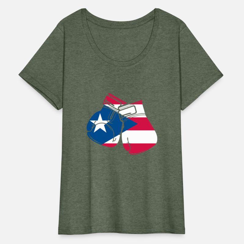 Boxing Gloves Puerto Rico Flag