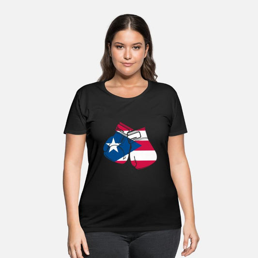 Boxing Gloves Puerto Rico Flag