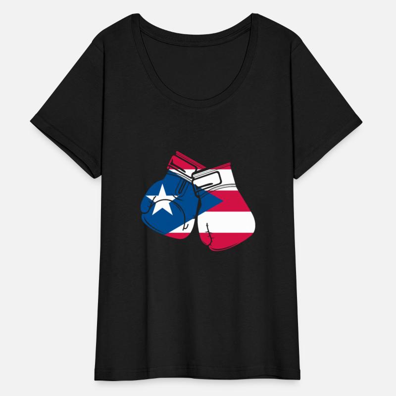 Boxing Gloves Puerto Rico Flag