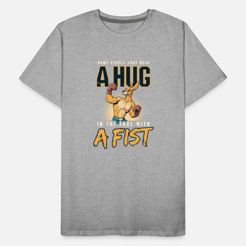 Boxing Hug With A Fist In Face