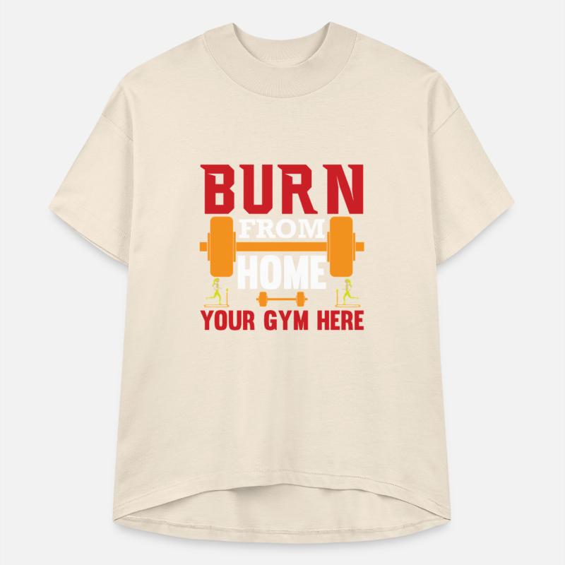 Burn From Home Gym Motivation Quote