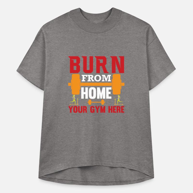 Burn From Home Gym Motivation Quote
