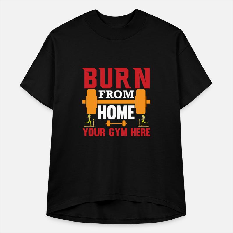 Burn From Home Gym Motivation Quote
