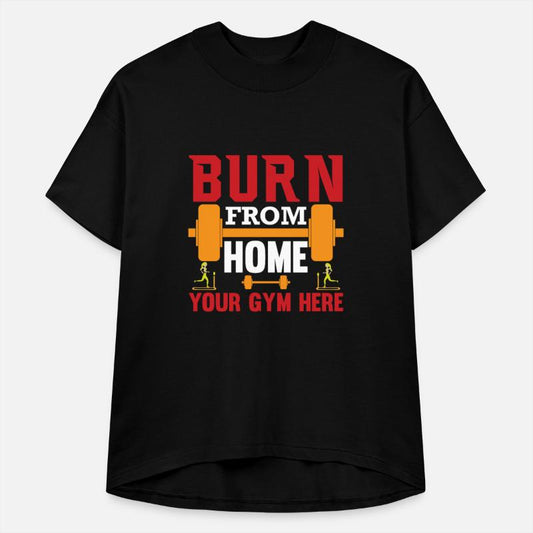 Burn From Home Gym Motivation Quote