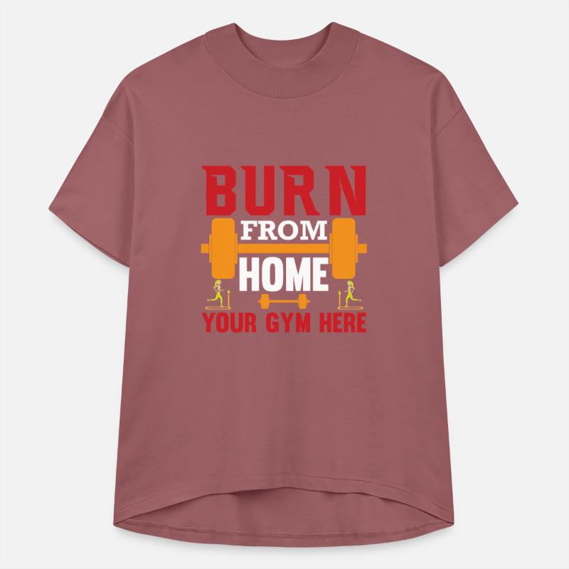 Burn From Home Gym Motivation Quote