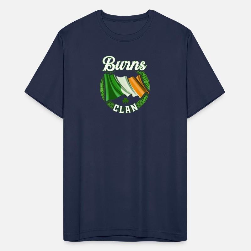 Burns Surname Irish Last Name Ireland Flag