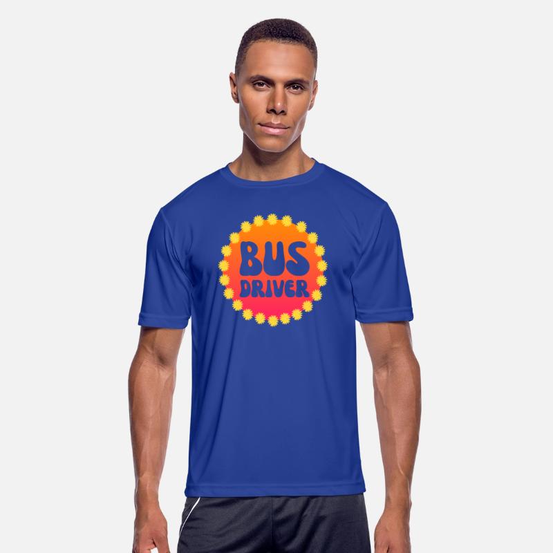Bus Driver 60's 70's Flower Retro Vintage School