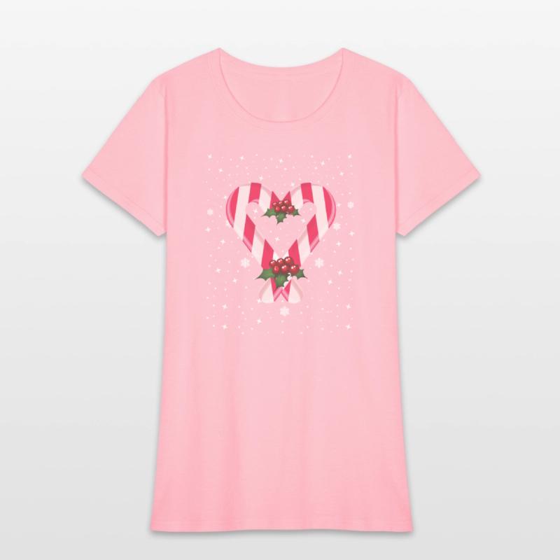 Candy Cane Hearts Christmas Xmas Holidays Santa