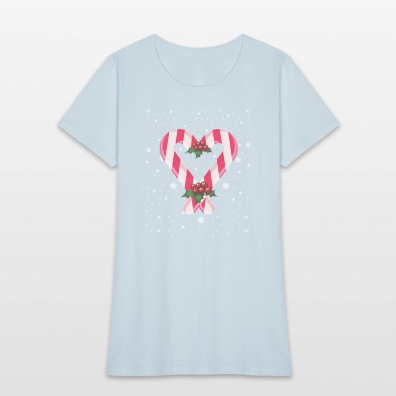 Candy Cane Hearts Christmas Xmas Holidays Santa