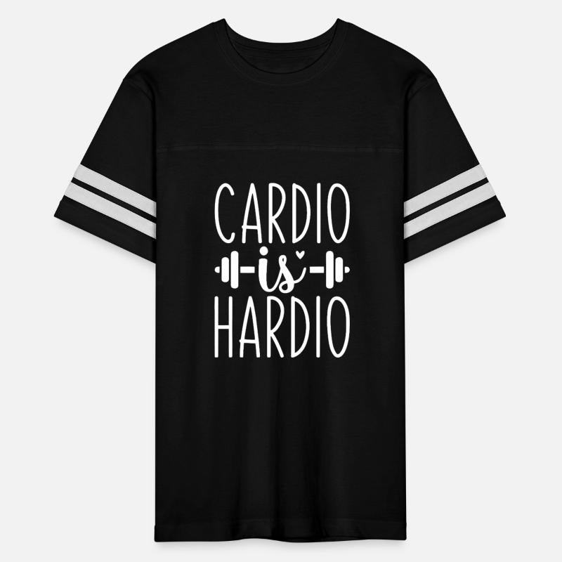 Cardio is Hardio Fitness Motivational Tee
