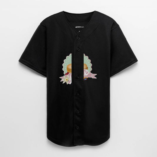 Charming pancake motif with cream and berries