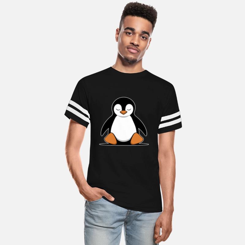 Chill Vibes Penguin Meditating Calmly