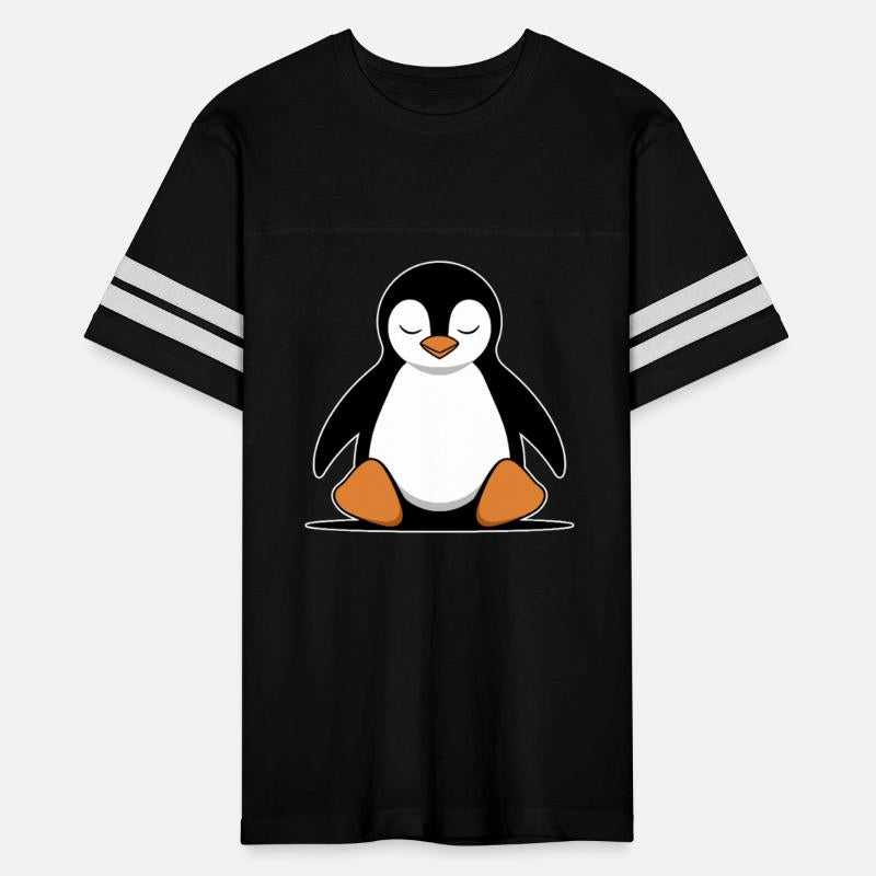 Chill Vibes Penguin Meditating Calmly
