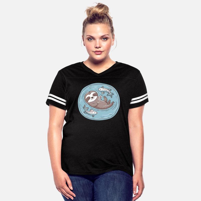 Chilled Pisces Zodiac Sloth in Dreamy Waters