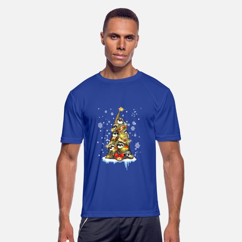 Christmas Sloth Pine Tree Funny Sloth Lovers