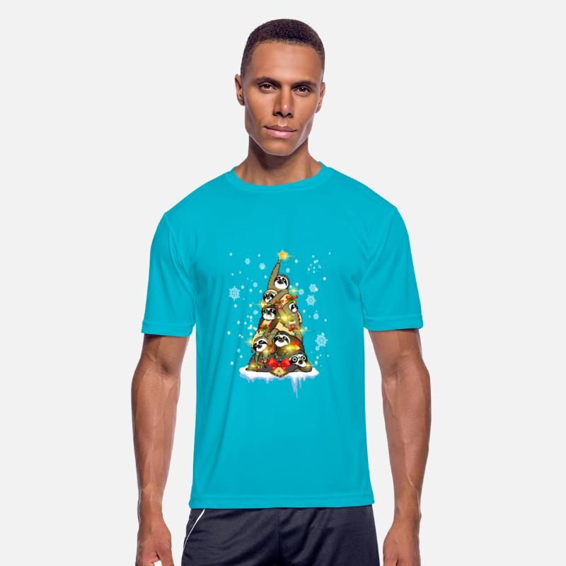Christmas Sloth Pine Tree Funny Sloth Lovers