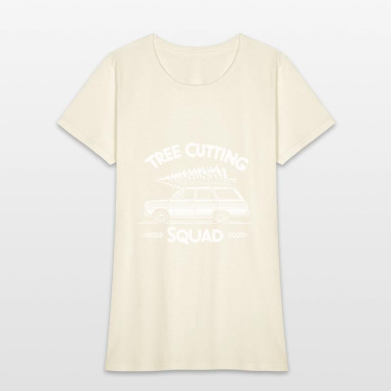 Christmas Tree Cutting Squad Retro