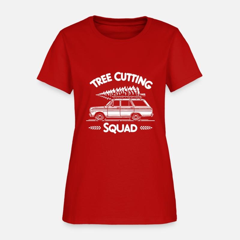 Christmas Tree Cutting Squad Retro