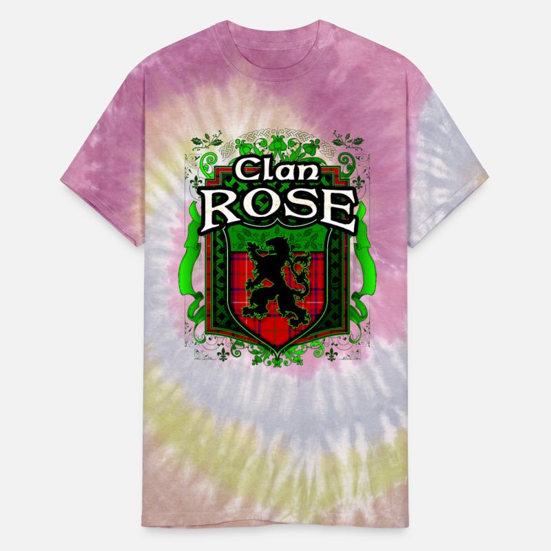 Clan Rose Tartan Rampant Lion Celtic