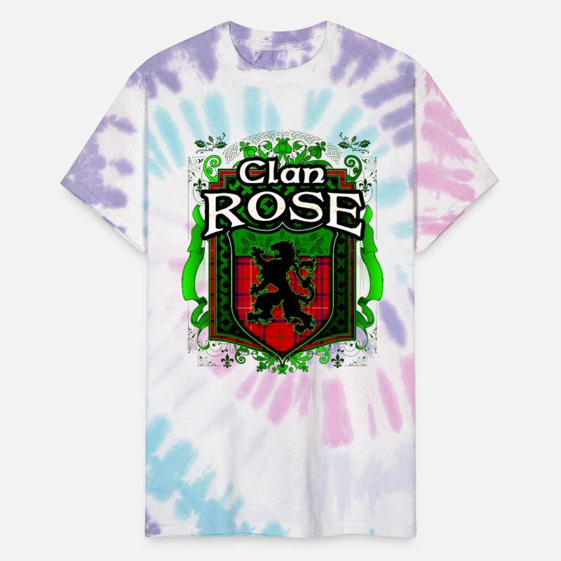 Clan Rose Tartan Rampant Lion Celtic
