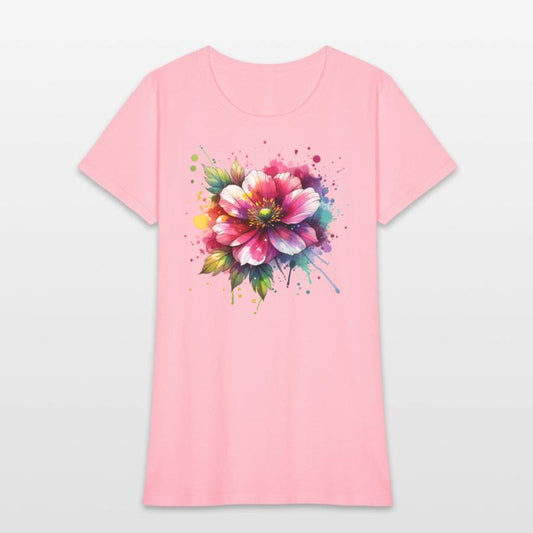 Colorful abstract flower blossom