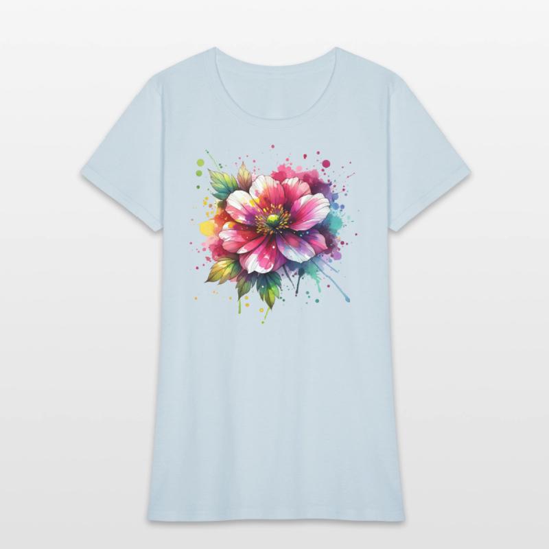 Colorful abstract flower blossom