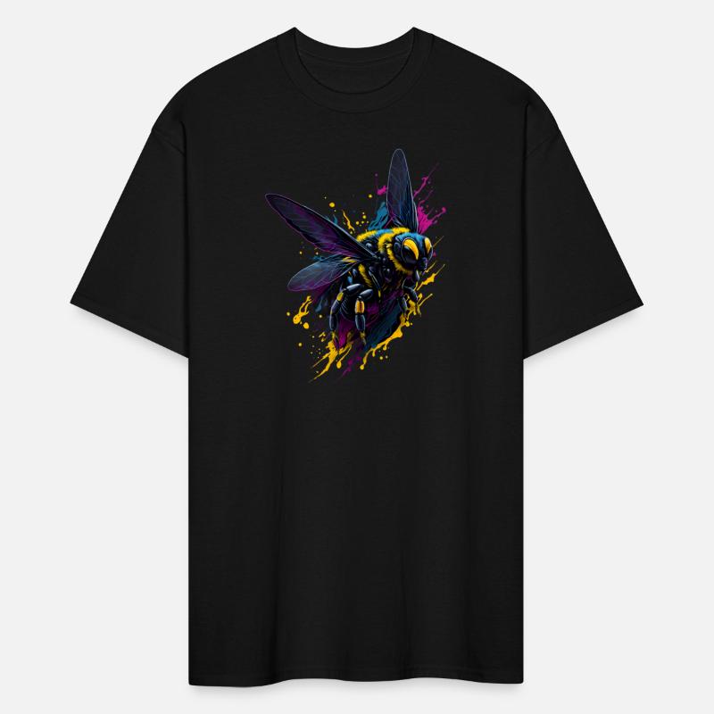 Colorful Flying Wasp