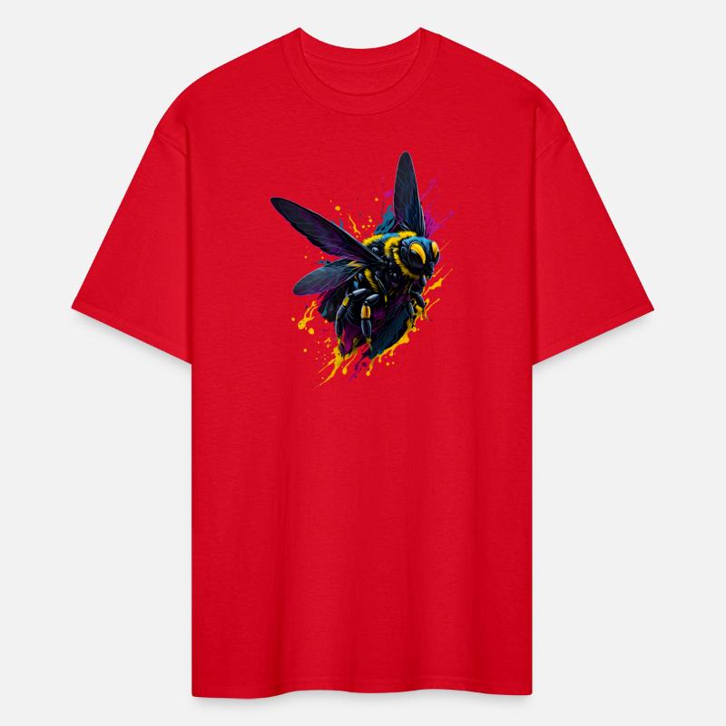 Colorful Flying Wasp